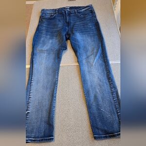 Lazer Men's Classic Indigo Straight Jeans